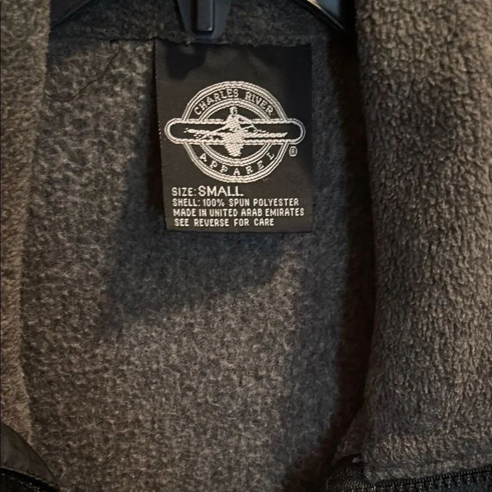 Phi Mu logo sorority - Gray Fleece Vest, Barndance ‘99 vintage ! - Picture 3 of 5